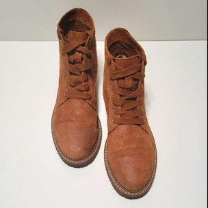 Aldo combat ankle booties.